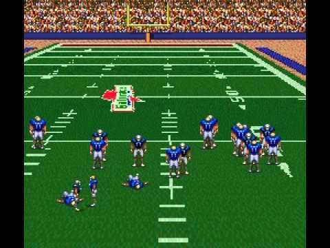 ABC Monday Night Football (video game) ABC Monday Night Football SNES YouTube