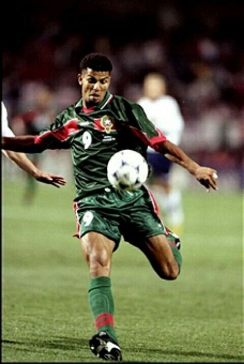 Abdeljalil Hadda Morocco 2 Norway 2 in 1998 in Montpellier Abdeljalil Hadda scores