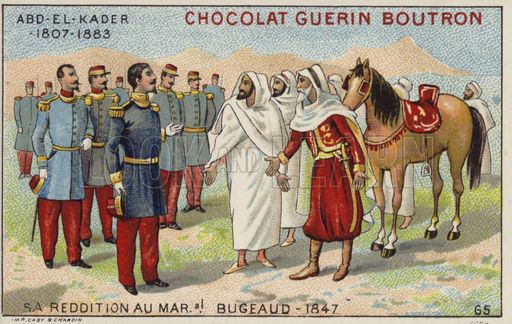 Abdelkader El Djezairi Surrender of Abdelkader to Marshal Bugeaud 1847 Look