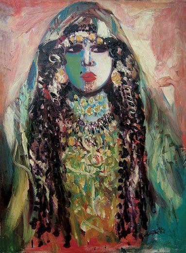 Abdelkhader Houamel Bedouin Bride 1968 Abdelkhader Houamel b 1936 Art