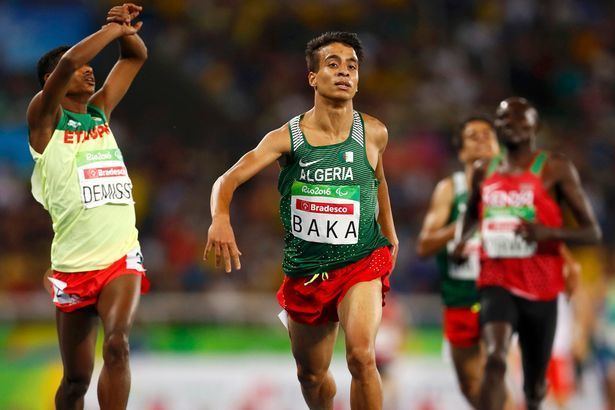 Abdellatif Baka Groundbreaking race sees four Paralympians finish 1500m race