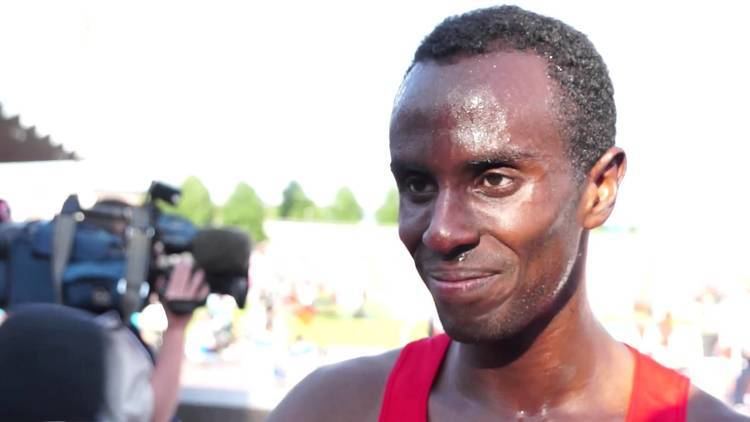 Abdi Hakin Ulad Abdi Hakim Ulad DEN after winning bronze in the 10000m Tampere