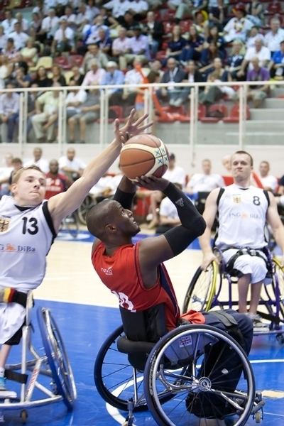 Abdi Jama Great Britain Mens wheelchair basketball player Abdi Jama British