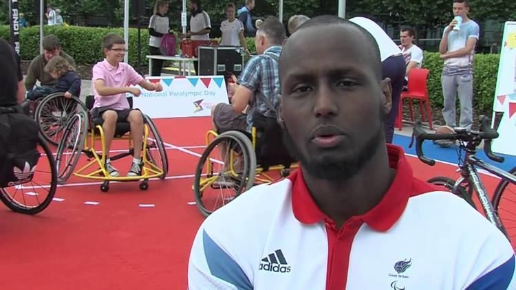 Abdi Jama Team GB wheelchair basketball captain Abdi Jama looks towards Rio