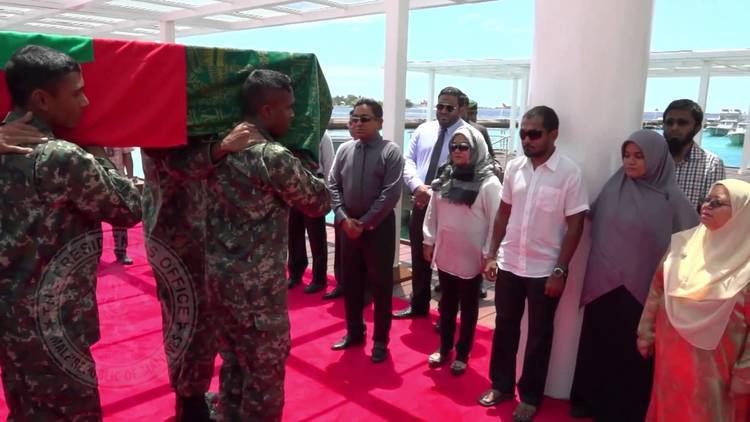 Abdulla Hameed Body of Late Uz Abdulla Hameed brought to Male YouTube