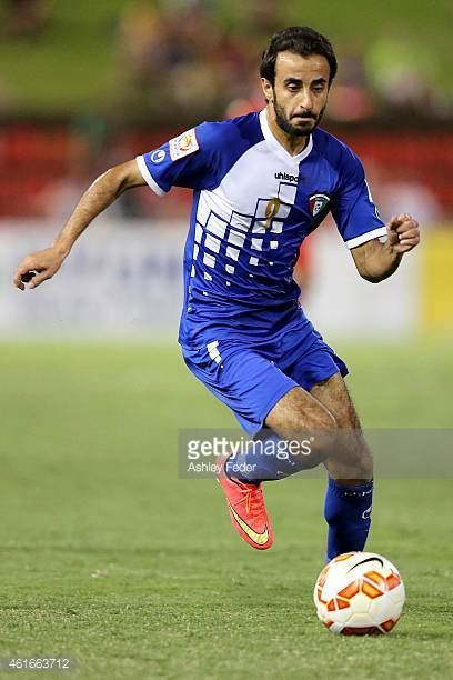 Abdullah Al Buraiki Abdullah Al Buraiki of Kuwait controls the ball during the 2015