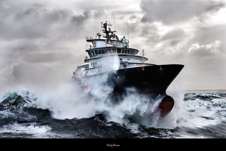 Abeille Bourbon Photo Poster The Abeille Bourbon high sea tug Philip Plisson