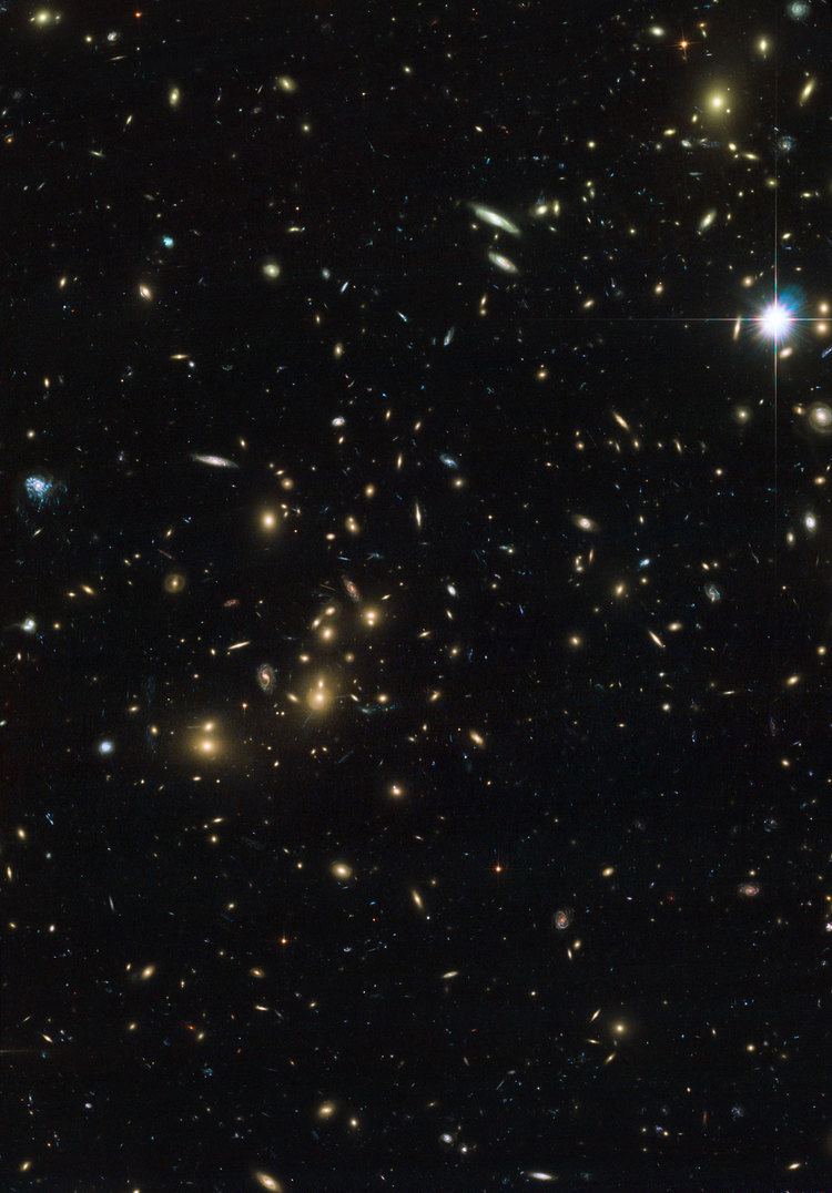 Abell 2744 Hubble view of Abell 2744 Pandora39s Cluster ESAHubble