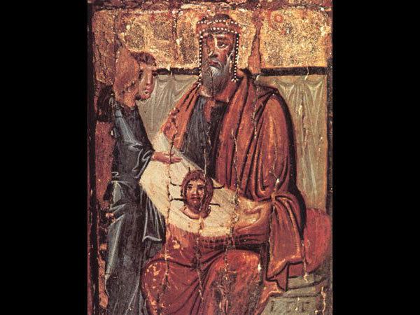 Abgar V Painting of King Abgar getting the Image of Edessa