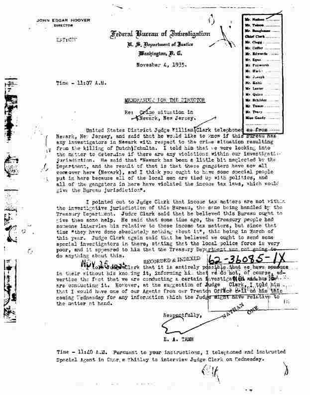 Abner Zwillman Abner Zwillman FBI Files