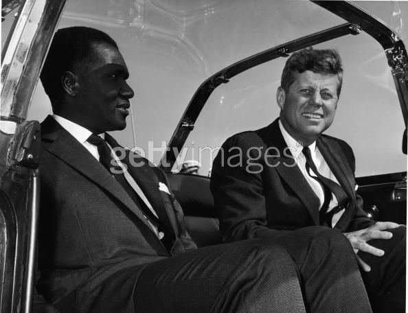 Abraham Bolden John F Kennedy with Abraham Bolden the first black