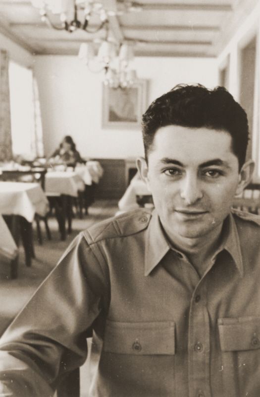 Abraham Klausner Portrait of US Army chaplain Rabbi Abraham Klausner in a dining