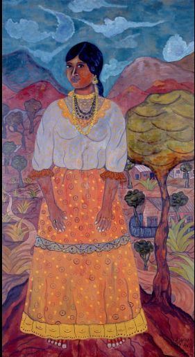 Abraham Ángel Abraham ngel quotLa indiaquot 1923 leotela 220x120 cm Indigenismo