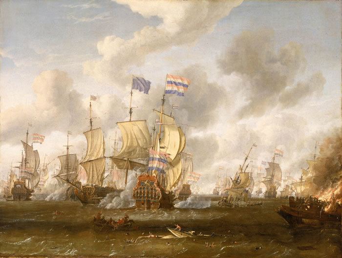 Abraham Storck Art and naval battles during the 17th century artertmer