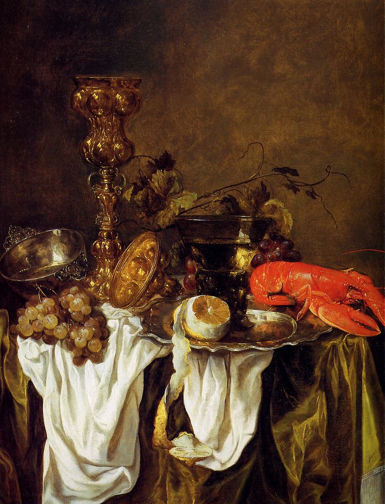 Abraham van Beijeren Beijeren van Abraham Still life with lobster Sun Abraham