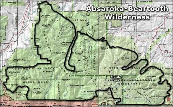 Absaroka-Beartooth Wilderness AbsarokaBeartooth Wilderness Montana National Wilderness Areas