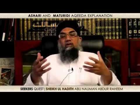 Abu Mansur al-Maturidi What is Ashari and Maturidi Aqeedah By Shaikhul Hadith Abu Nauman