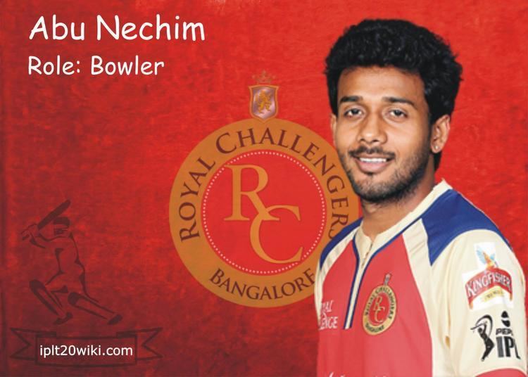 Abu Nechim Abu Nechim Royal Challengers Bangalore RCB IPL 2015