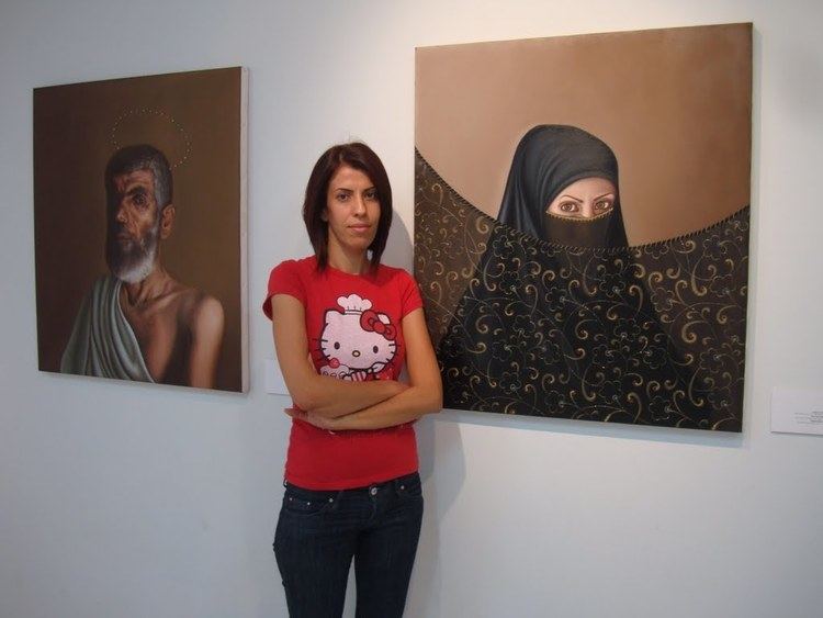 Abu Rumi Panoramio Photo of Artist Fatima Abu Rumi Umm El Fahem Gallery