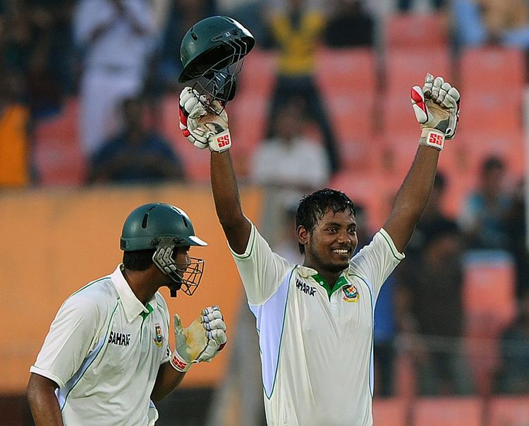 Abul Hasan (cricketer) Bangladesh v West Indies 2nd Test Khulna 1st day Abul