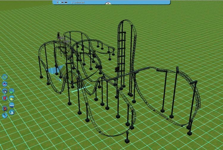 Abyss (roller coaster) RCT3 Abyss TRACK ONLY Theme Park Review