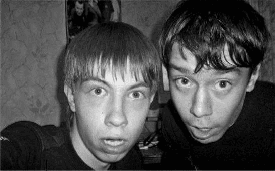 Artyom Alexandrovich Anoufriev and Nikita Vakhtangovich Lytkin's shocked faces