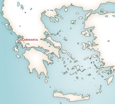 Acarnania Greek Mythology maps Mythological map of Greece
