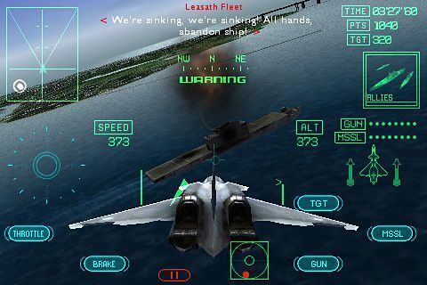 Ace Combat Xi: Skies of Incursion Ace combat Xi Skies of incursion iPhone game free Download ipa
