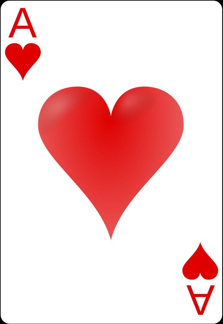 Ace of hearts (card) FileAce of heartssvg Wikimedia Commons