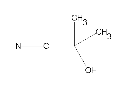 Acetone cyanohydrin Acetone cyanohydrin C4H7NO ChemSynthesis