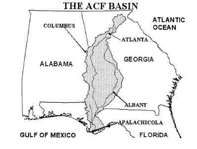 ACF River Basin ApalachicolaChattahoocheeFlint TriState Negotiation AquaPedia