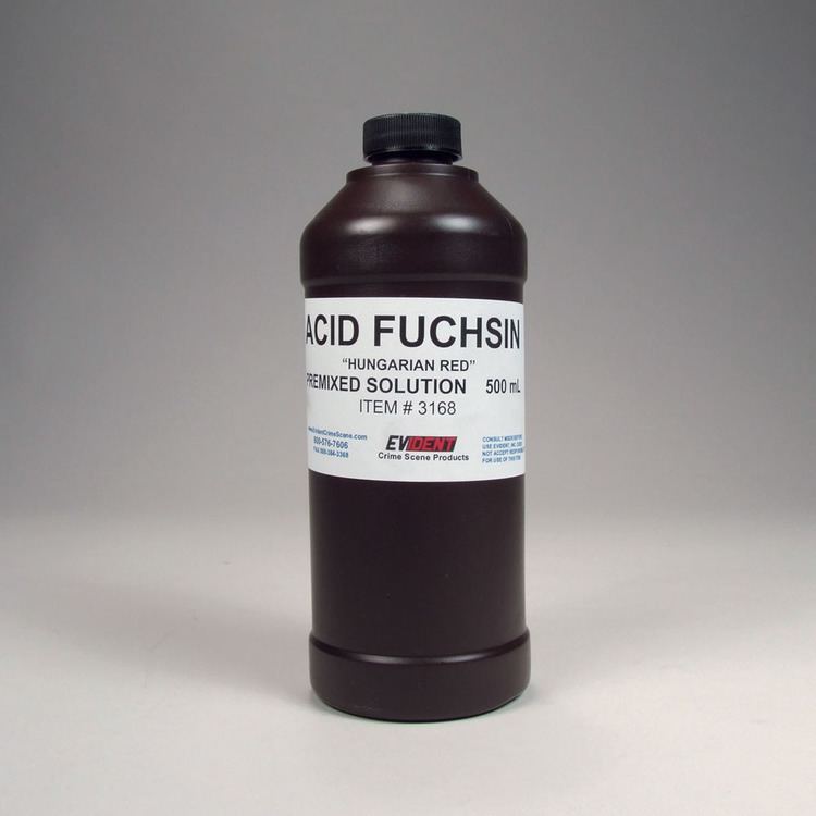 Acid fuchsin Acid Fuchsin Blood Reagent 32 oz premix ShopEVIDENTcom