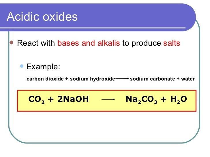 Acidic oxide httpsimageslidesharecdncomoxides09032900464
