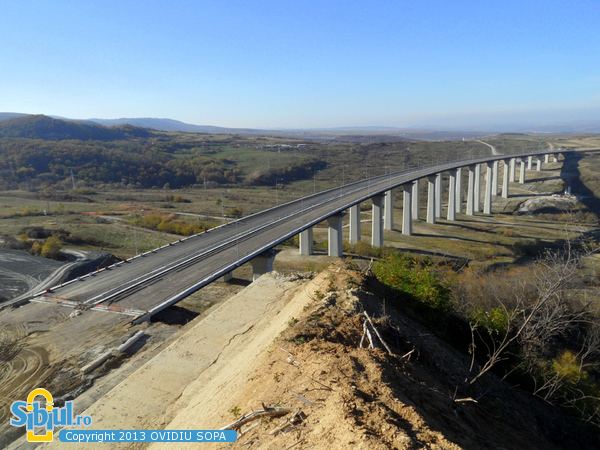 Aciliu Viaduct Poze din Sibiu Autostrada A1 Orastie Sibiu KM 63 Viaduct