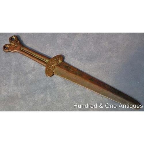 Acinaces Scythian Bronze Sword Dagger Akinakes Acinaces Chinese Ordos Sword