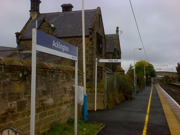Acklington railway station