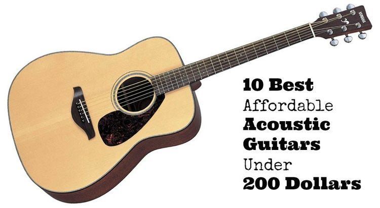 Acoustic guitar 10 Best Affordable Acoustic Guitars Under 200 Dollars GUITARHABITS