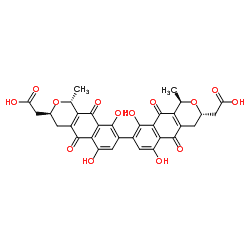 Actinorhodin Actinorhodin C32H26O14 ChemSpider