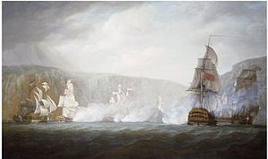 Action of 22 August 1795 httpsuploadwikimediaorgwikipediacommonsthu