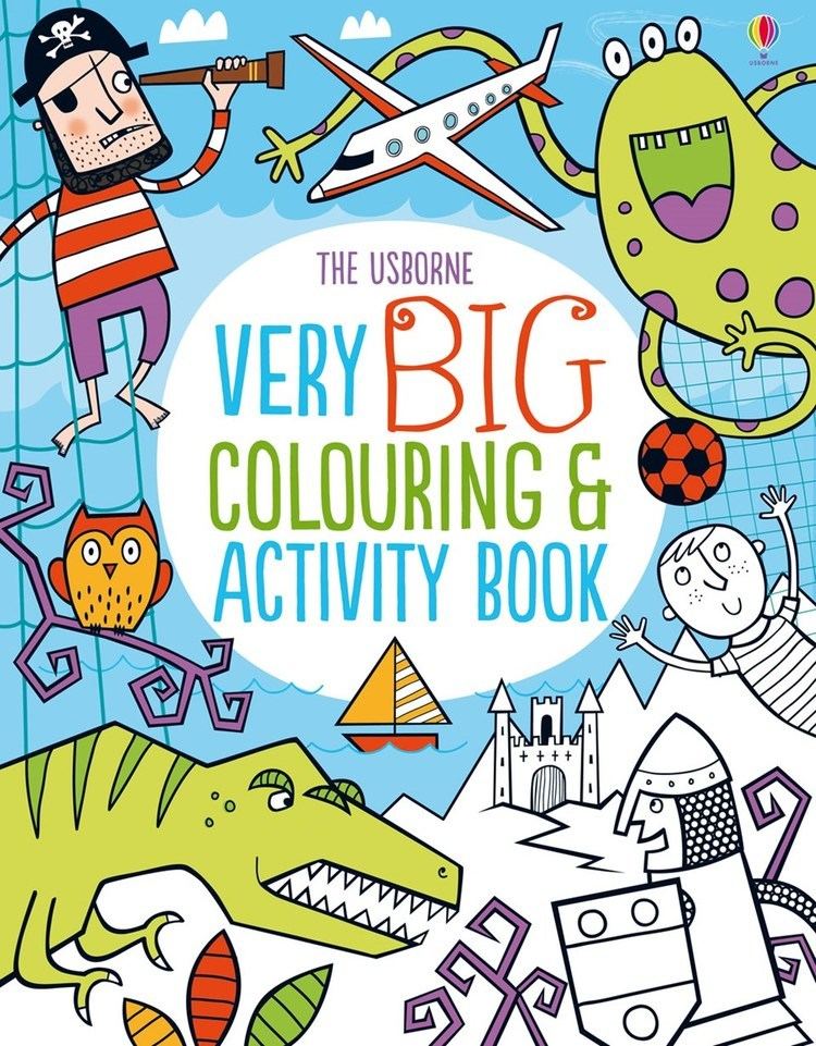 Activity book Very big colouring and activity book at Usborne Children39s Books