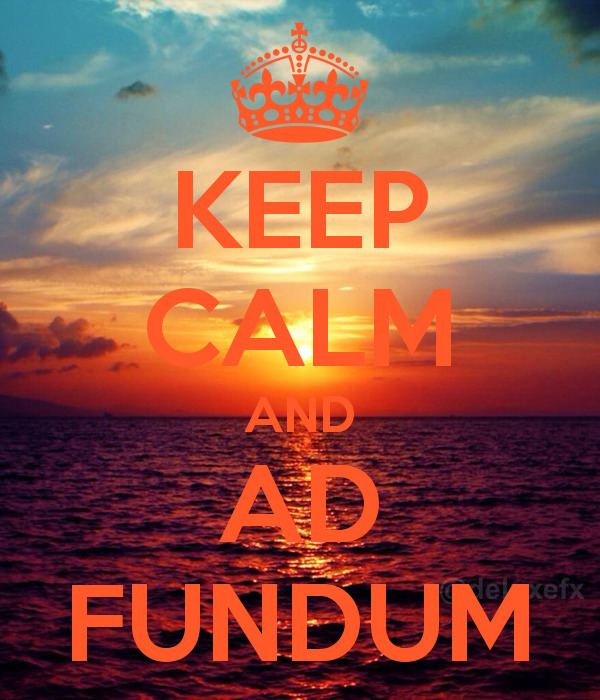 Ad Fundum KEEP CALM AND AD FUNDUM Poster Cleo Keep CalmoMatic