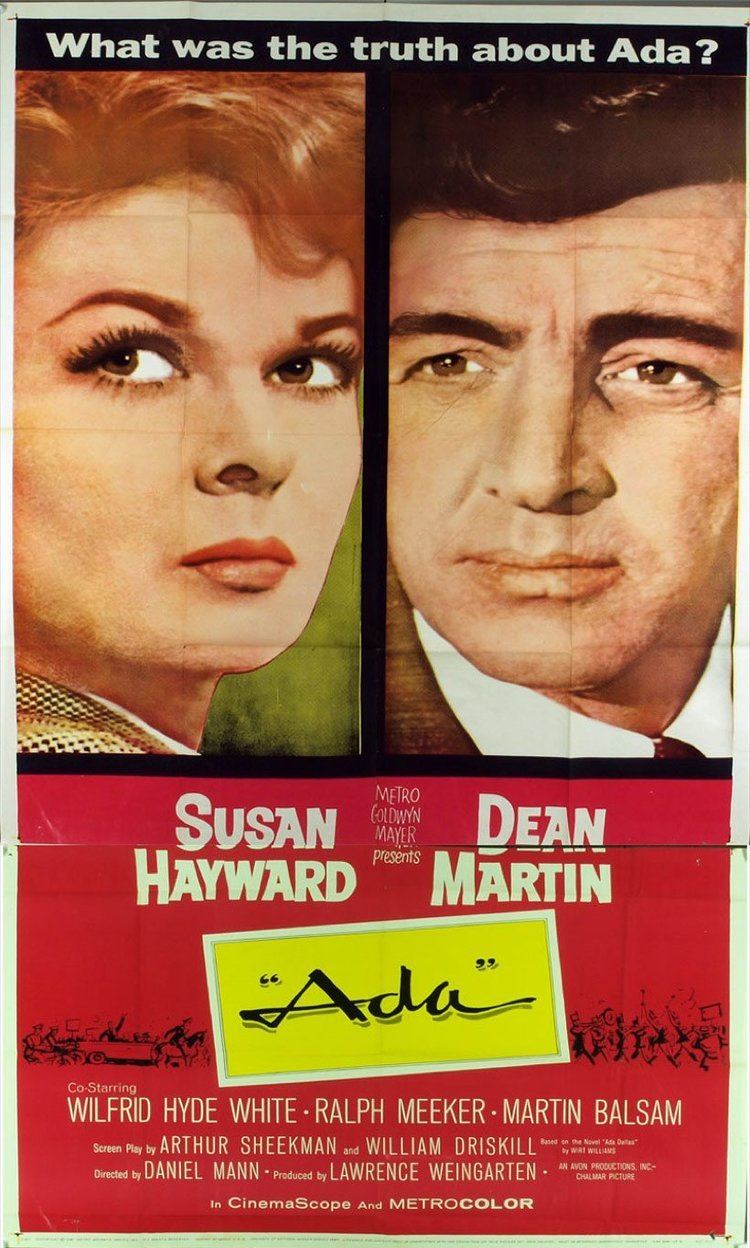Ada (film) Ada 1961 Poster 1 Trailer Addict