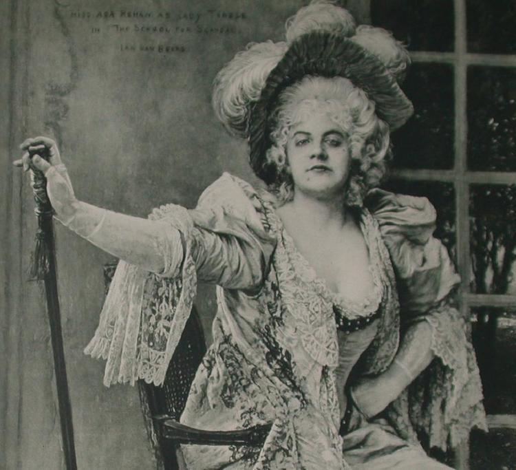 Ada Rehan Marvelous Antique Print of Miss Ada Rehan as Lady Teazle