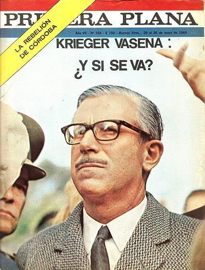 Adalbert Krieger Vasena Revista Primera Plana Krieger Vasena y si se va
