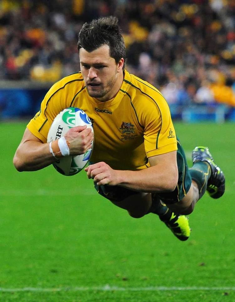 Adam Ashley-Cooper Australias Adam AshleyCooper dives over for his first try of the