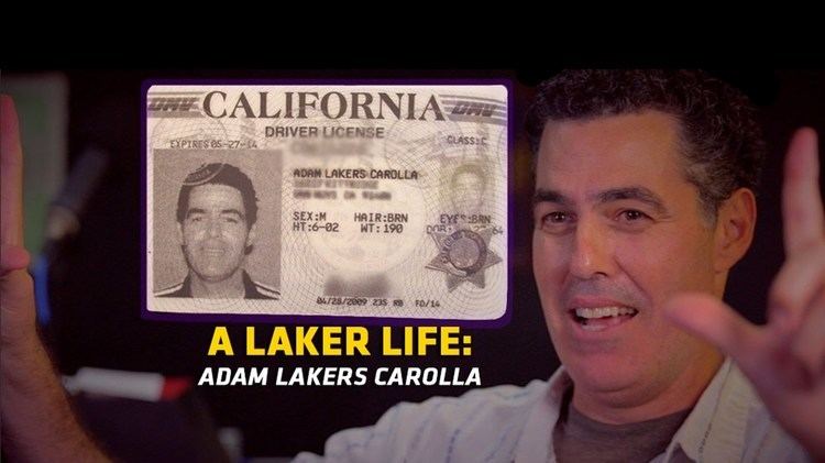 Adam Carolla Adam Carollas middle name is Lakers YouTube