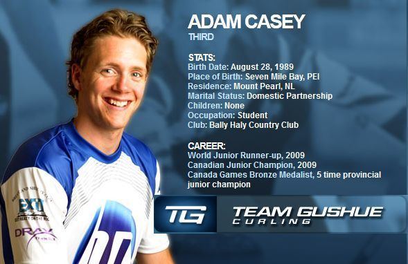 Adam Casey (curler) PEI native Adam Casey among voting possibilities for TSN Skins Game