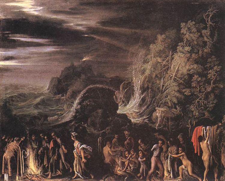 Adam Elsheimer St Paul on Malta Adam Elsheimer 1600 silver and