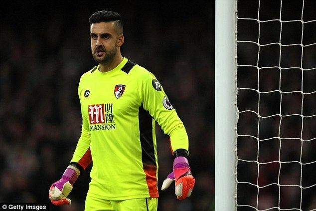 Adam Federici Bournemouth goalkeeper Adam Federici out for the season Daily Mail