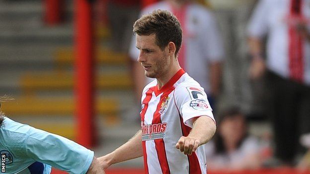 Adam Marriott BBC Sport Adam Marriott Stevenage striker signs